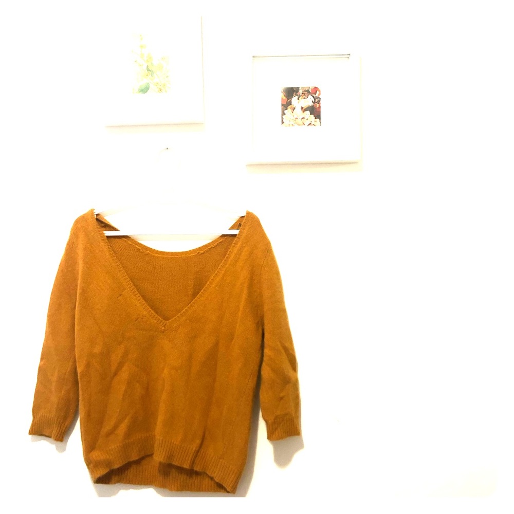 Open back Zara long sleeves shirt
